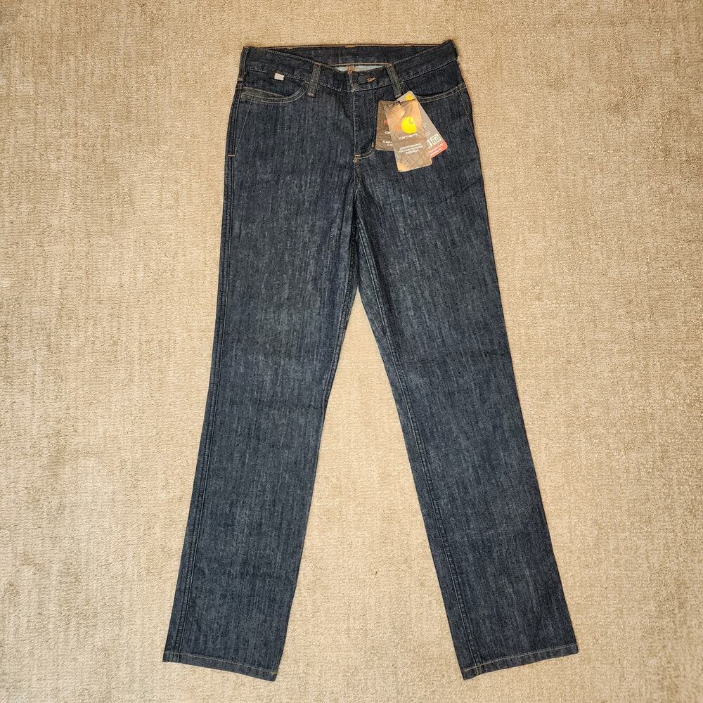 Carhartt Rugged Flex Flame Resistant Jeans Women's Size 2 Short NWT